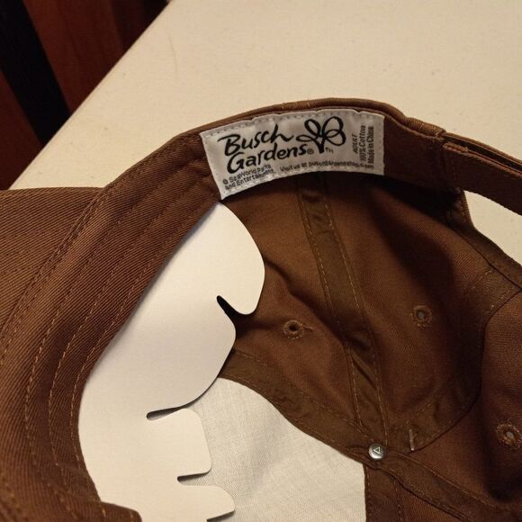 New Busch Gardens and Sea World Parks Brown Cap - Picture 4 of 5